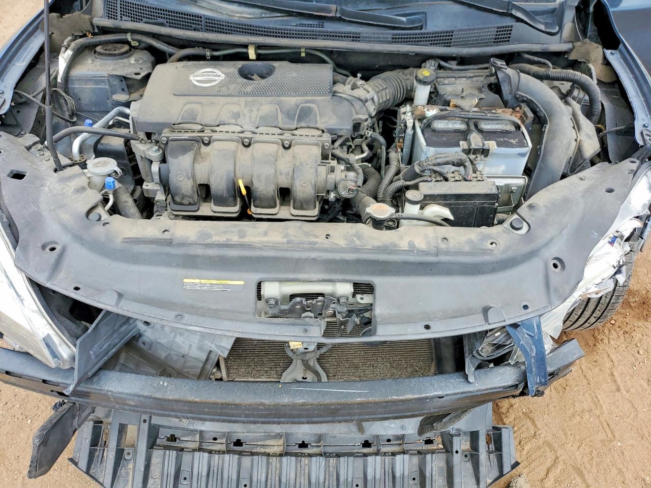 2014 Nissan Sentra Sv Blue vin: 3N1AB7AP5EY212895