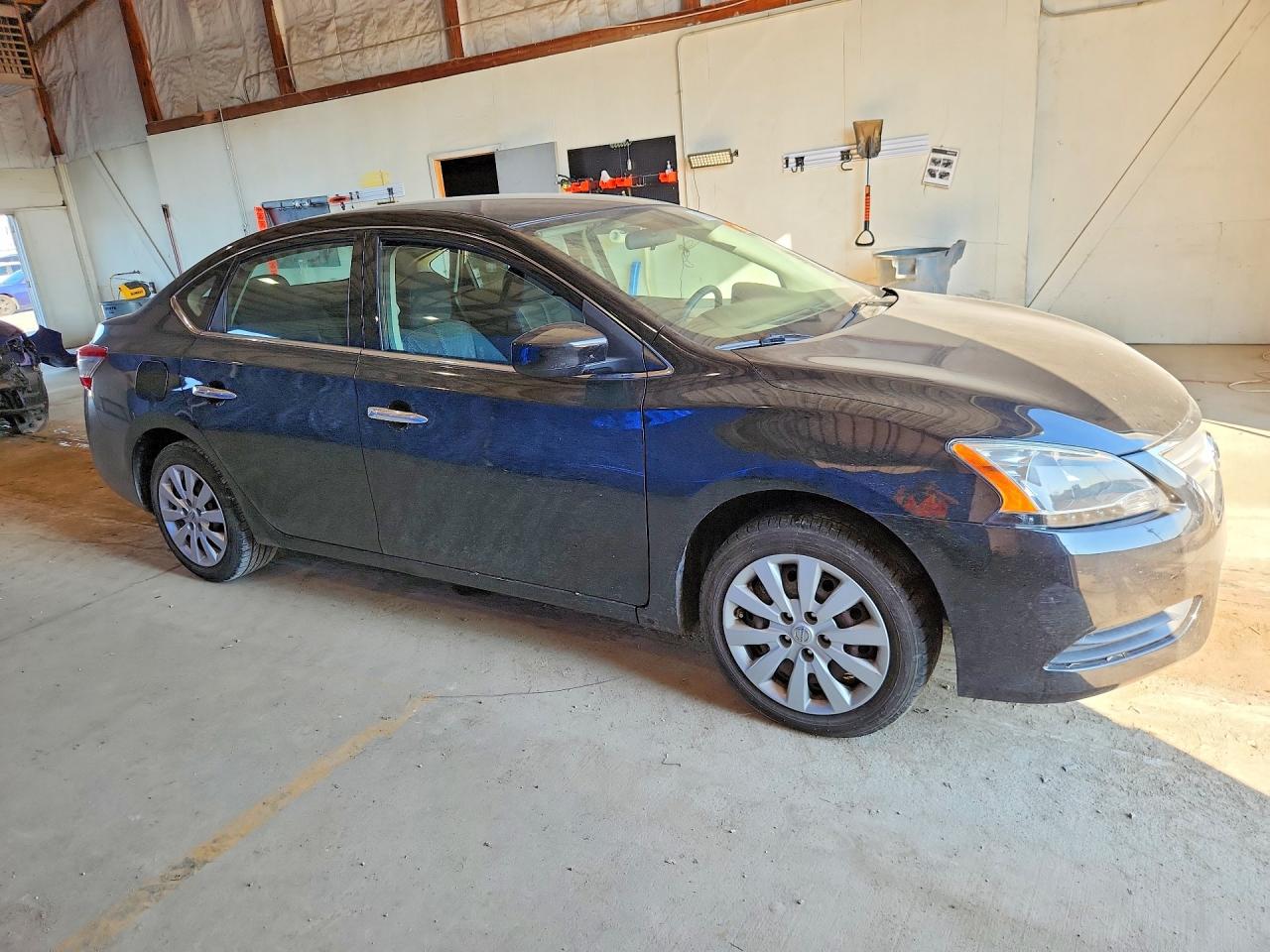 2014 Nissan Sentra S Black vin: 3N1AB7AP5EY214775