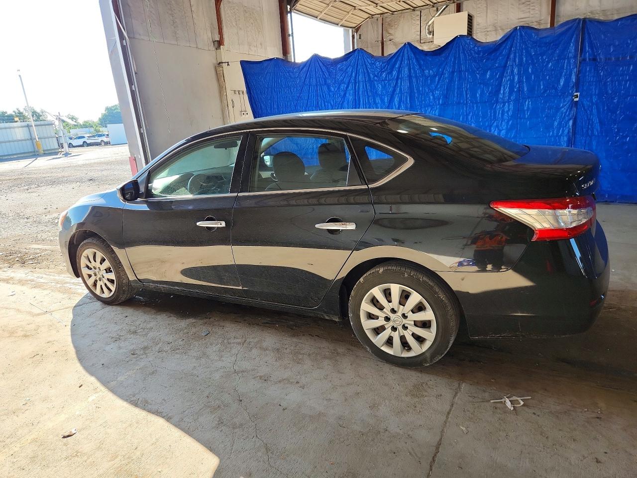 2014 Nissan Sentra S Black vin: 3N1AB7AP5EY214775