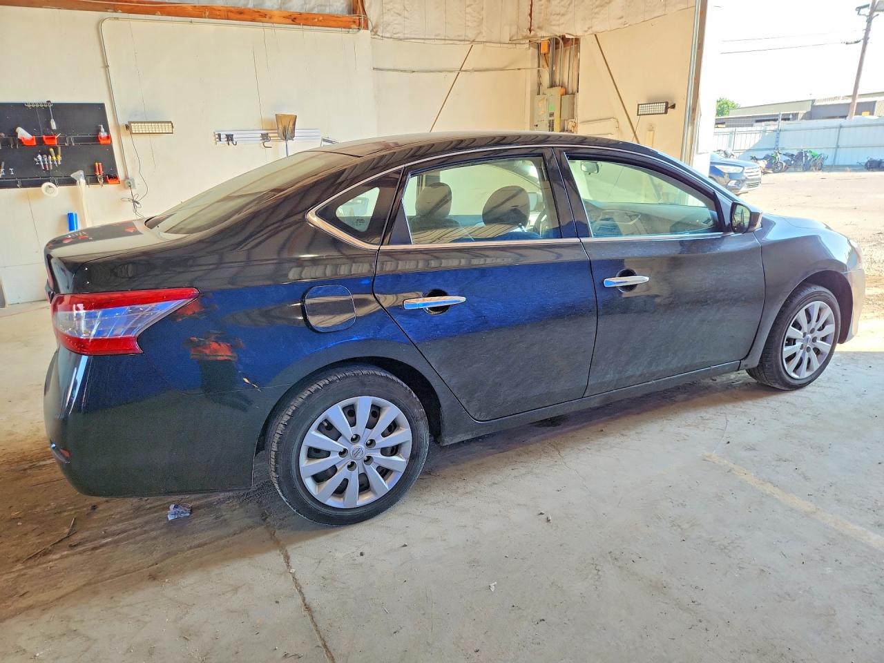2014 Nissan Sentra S Black vin: 3N1AB7AP5EY214775