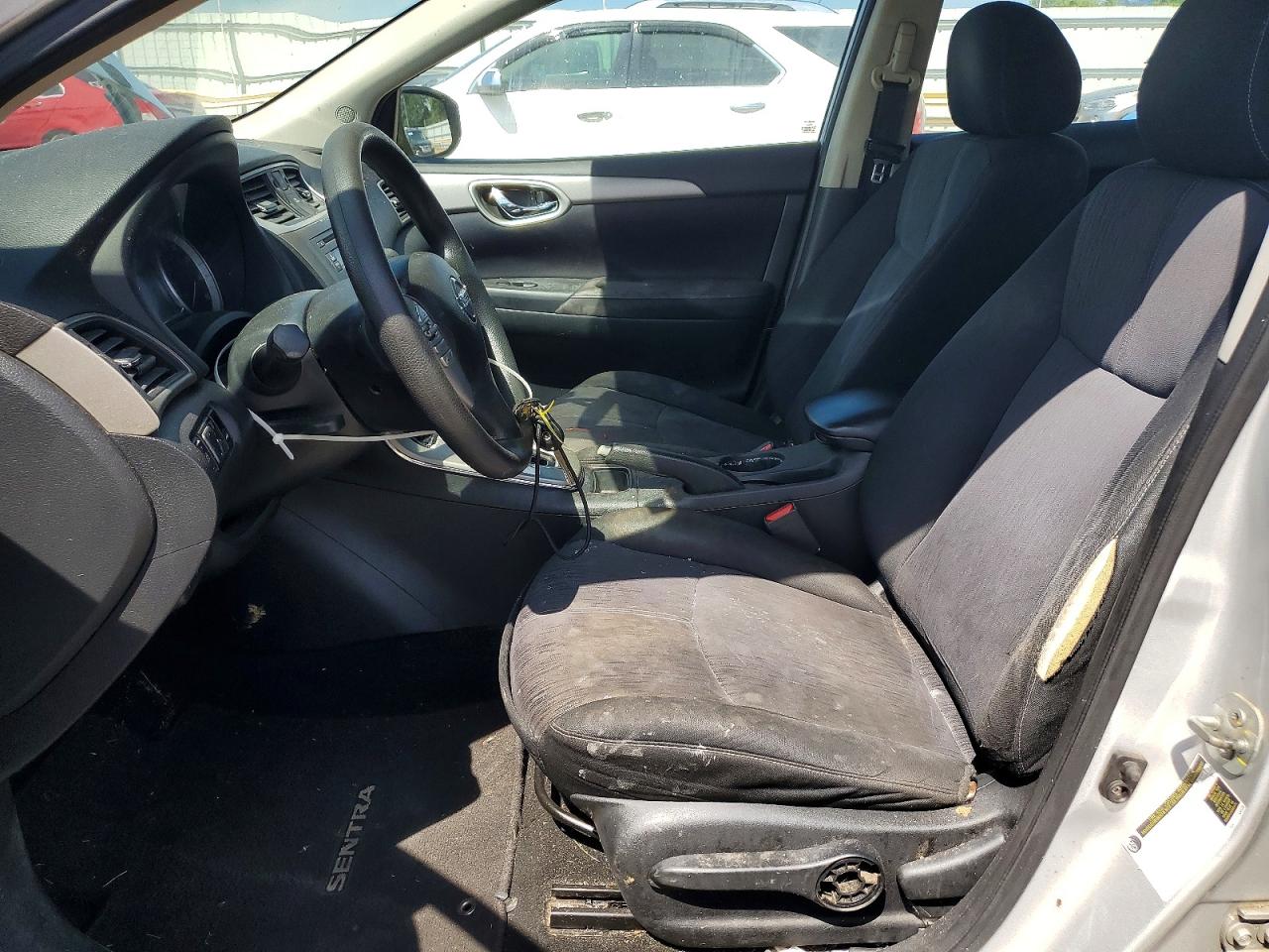 2014 Nissan Sentra Sv Серебряный vin: 3N1AB7AP5EY216283