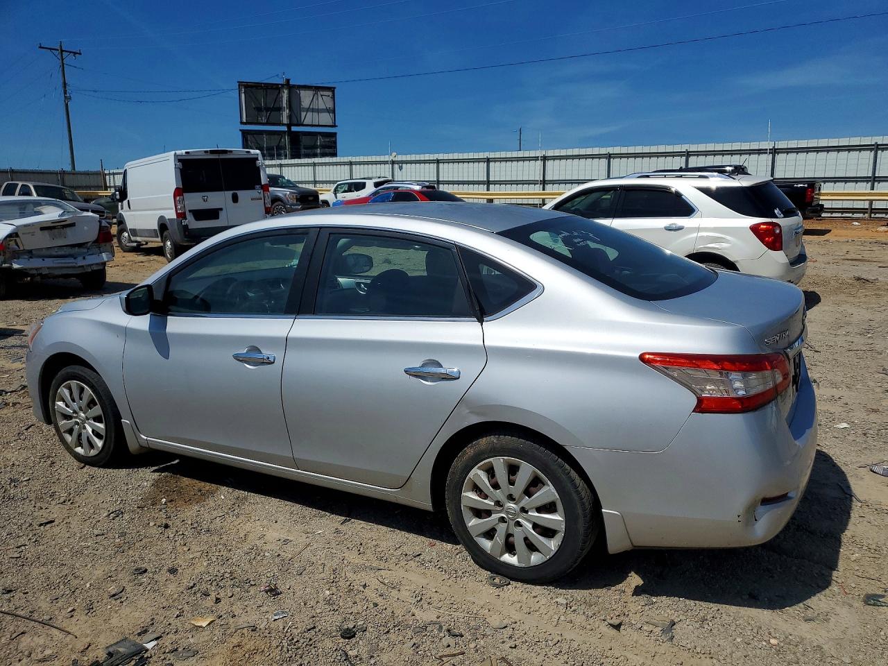 2014 Nissan Sentra Sv Серебряный vin: 3N1AB7AP5EY216283
