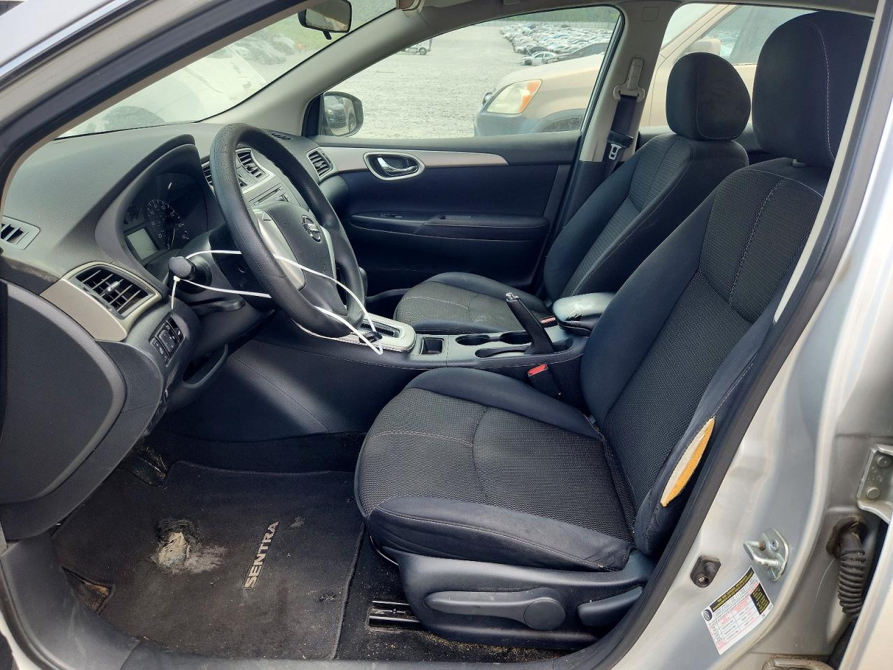 2014 Nissan Sentra S Silver vin: 3N1AB7AP5EY222195