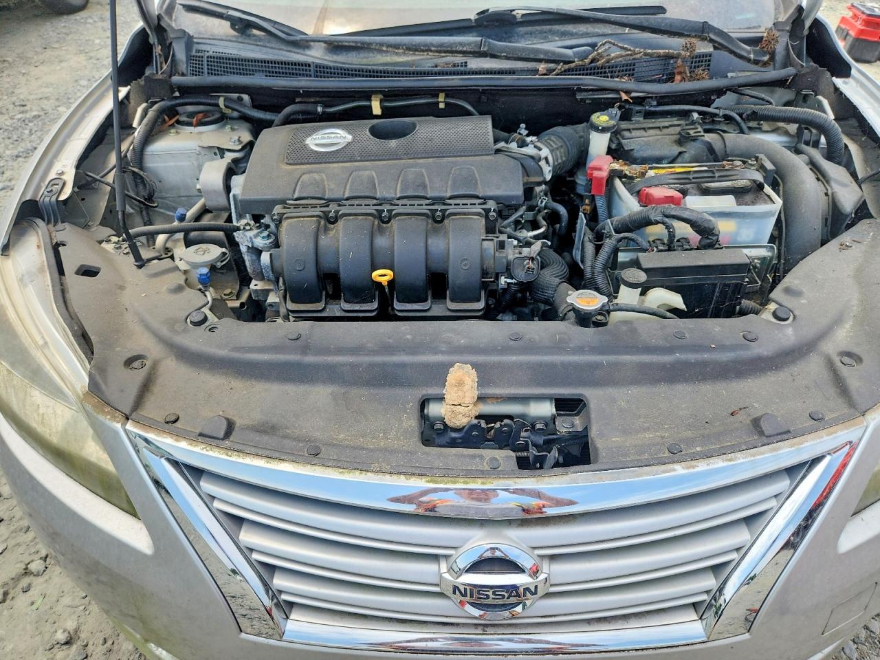 2014 Nissan Sentra S Silver vin: 3N1AB7AP5EY222195