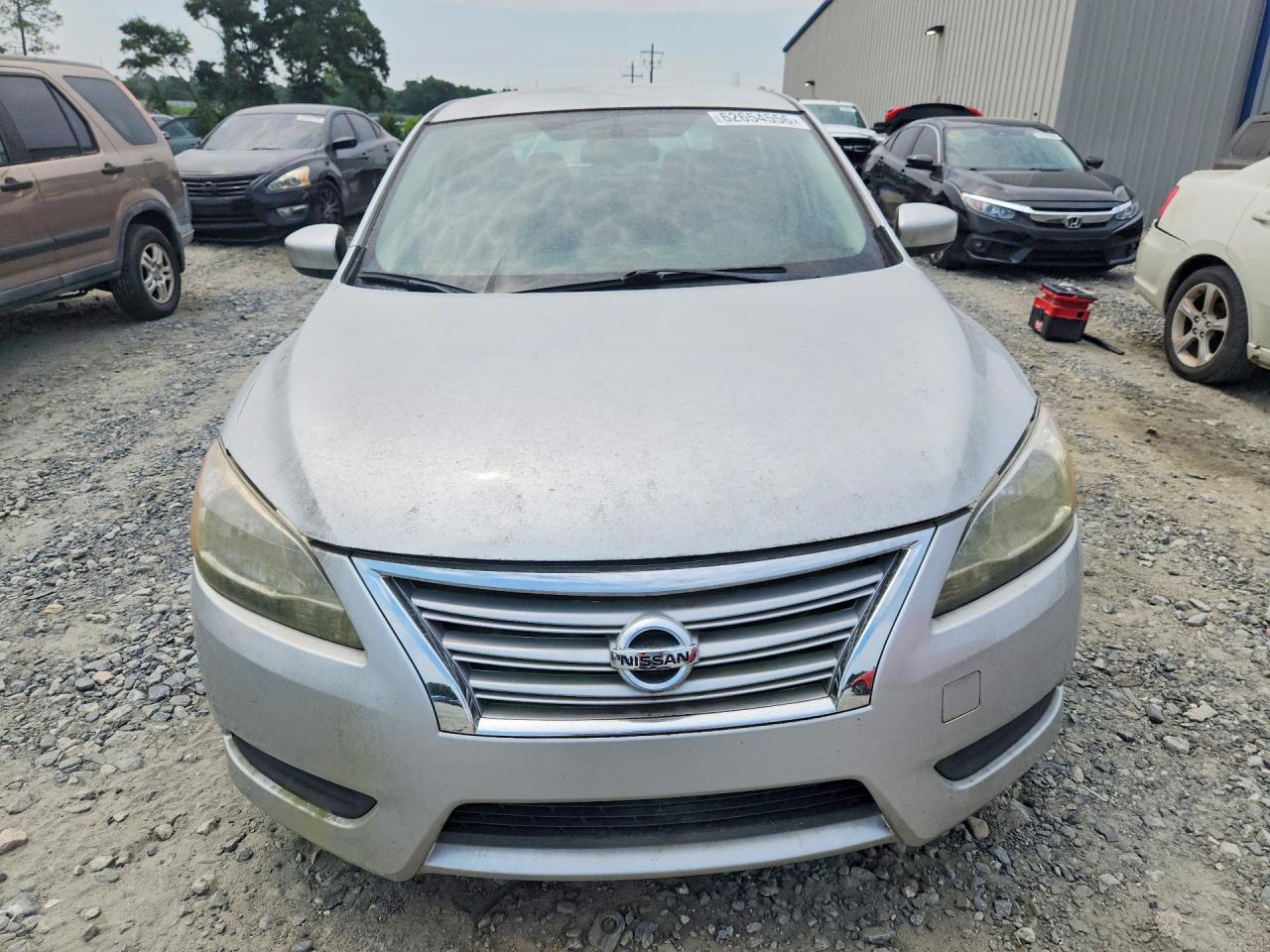 2014 Nissan Sentra S Silver vin: 3N1AB7AP5EY222195
