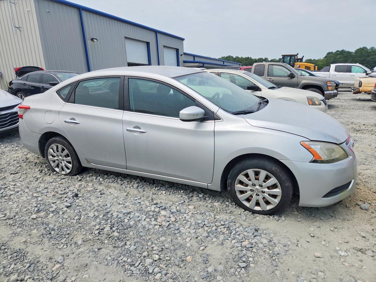 2014 Nissan Sentra S Silver vin: 3N1AB7AP5EY222195