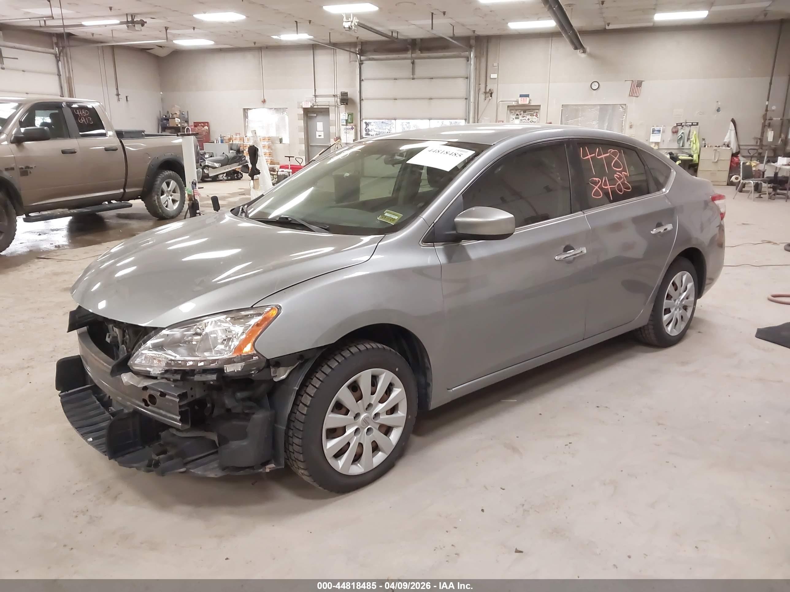 2014 Nissan Sentra   Gray vin: 3N1AB7AP5EY225873