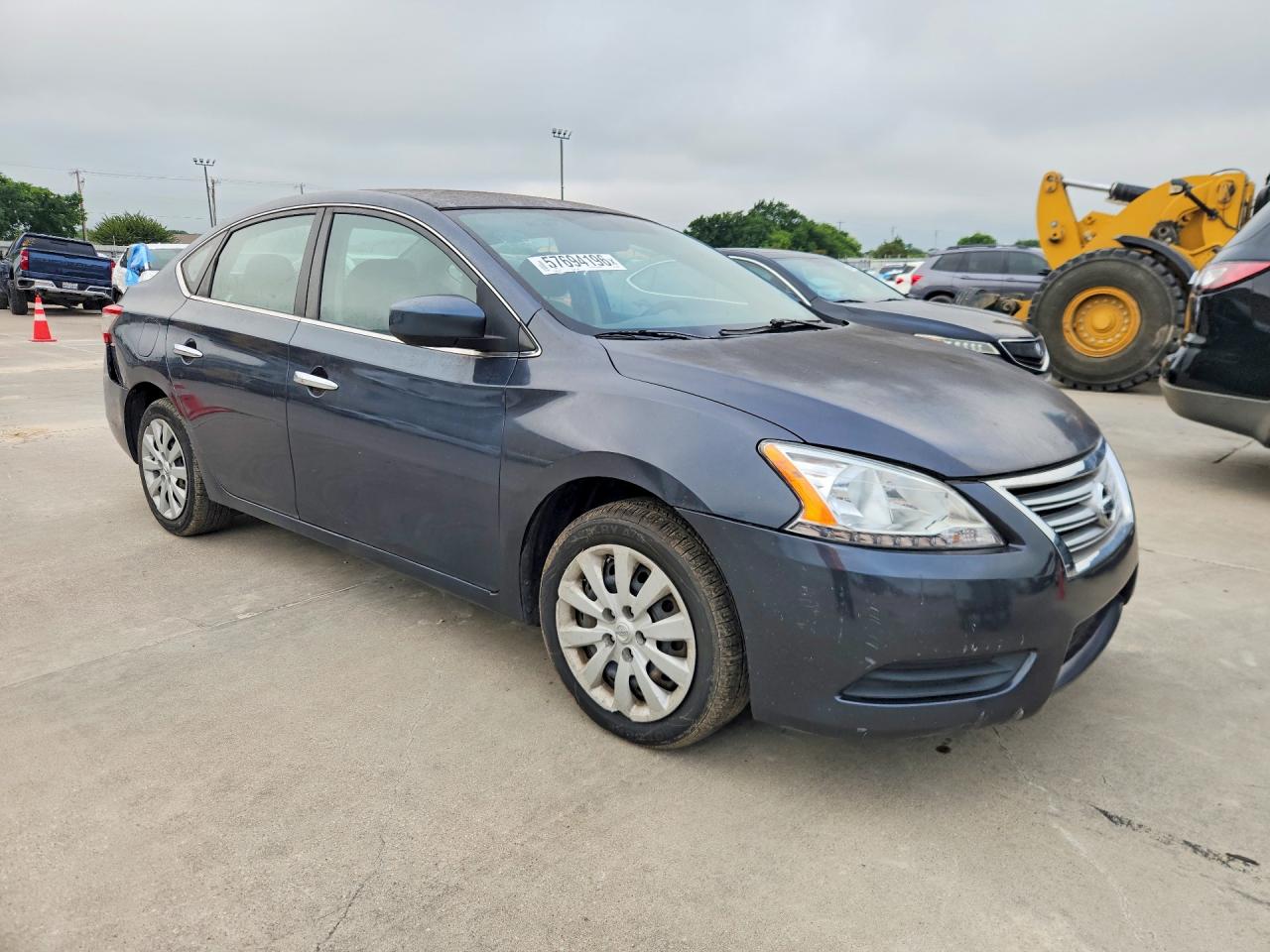 2014 Nissan Sentra S Blue vin: 3N1AB7AP5EY232435