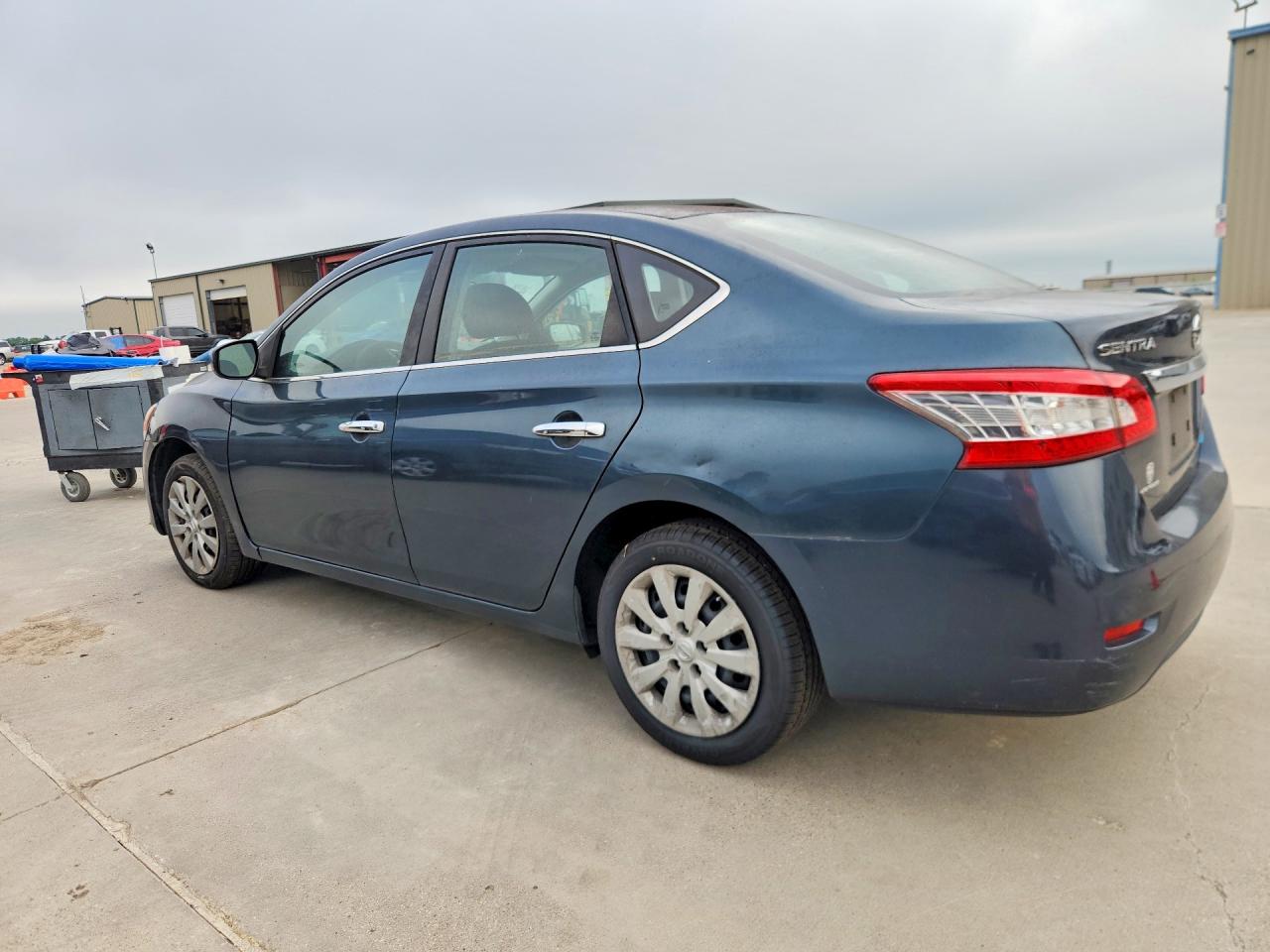2014 Nissan Sentra S Blue vin: 3N1AB7AP5EY232435