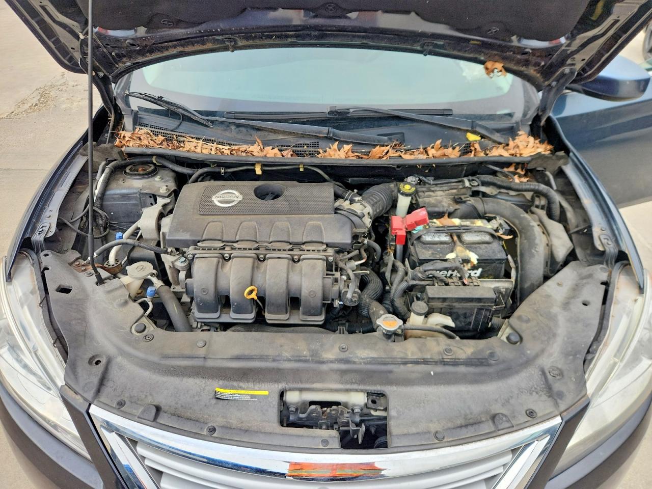 2014 Nissan Sentra S Blue vin: 3N1AB7AP5EY232435