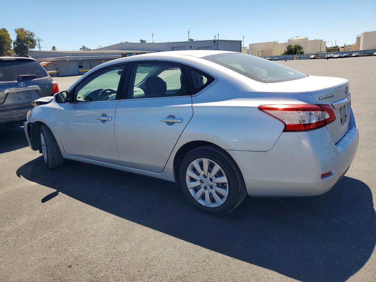 2014 Nissan Sentra Sv Серебряный vin: 3N1AB7AP5EY235724