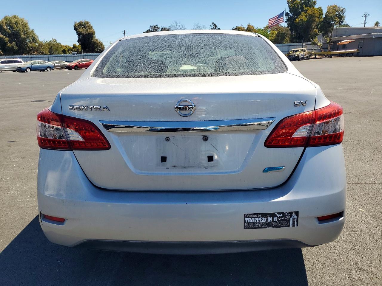 2014 Nissan Sentra Sv Серебряный vin: 3N1AB7AP5EY235724