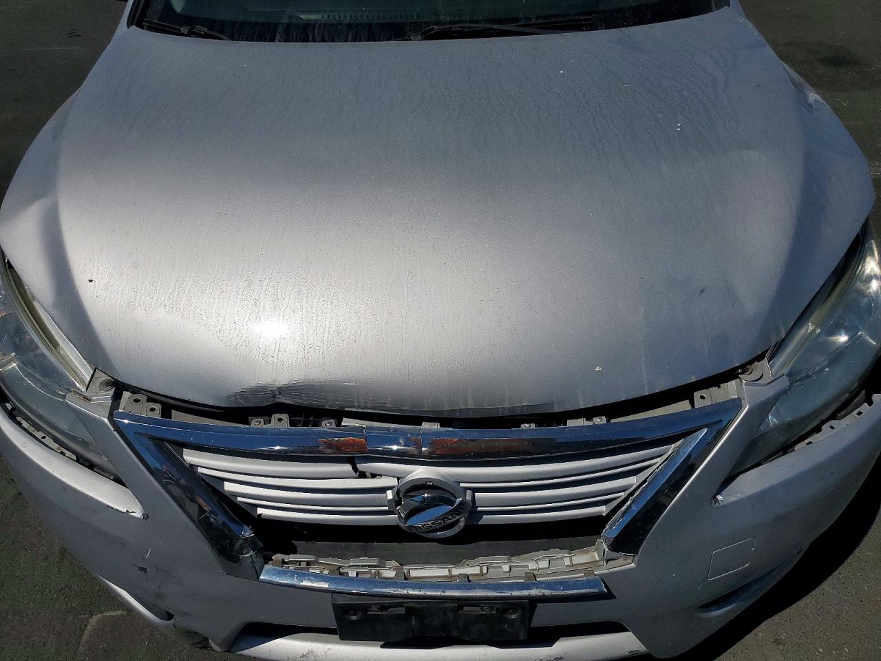 2014 Nissan Sentra Sv Серебряный vin: 3N1AB7AP5EY235724