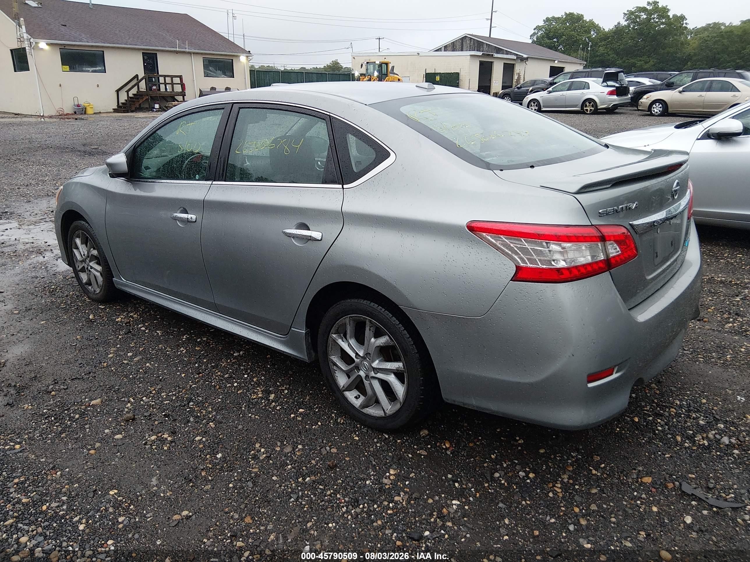 2014 Nissan Sentra Sr Gray vin: 3N1AB7AP5EY237537