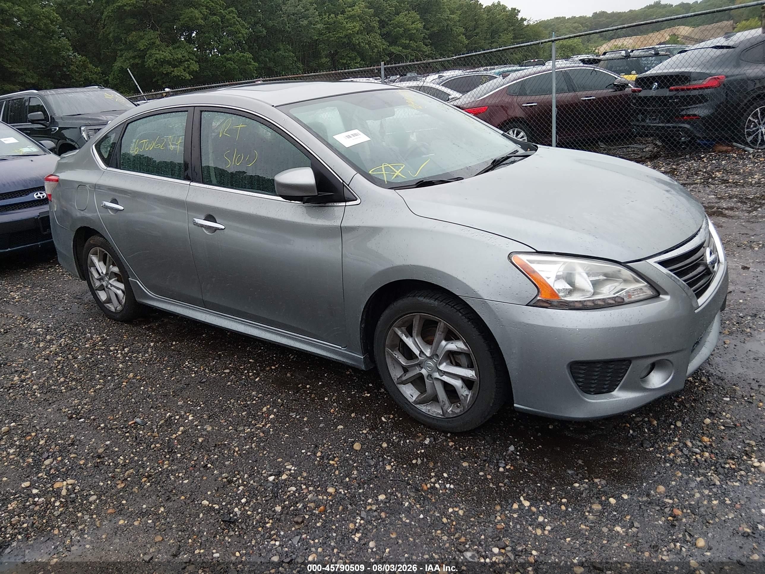 2014 Nissan Sentra Sr Gray vin: 3N1AB7AP5EY237537