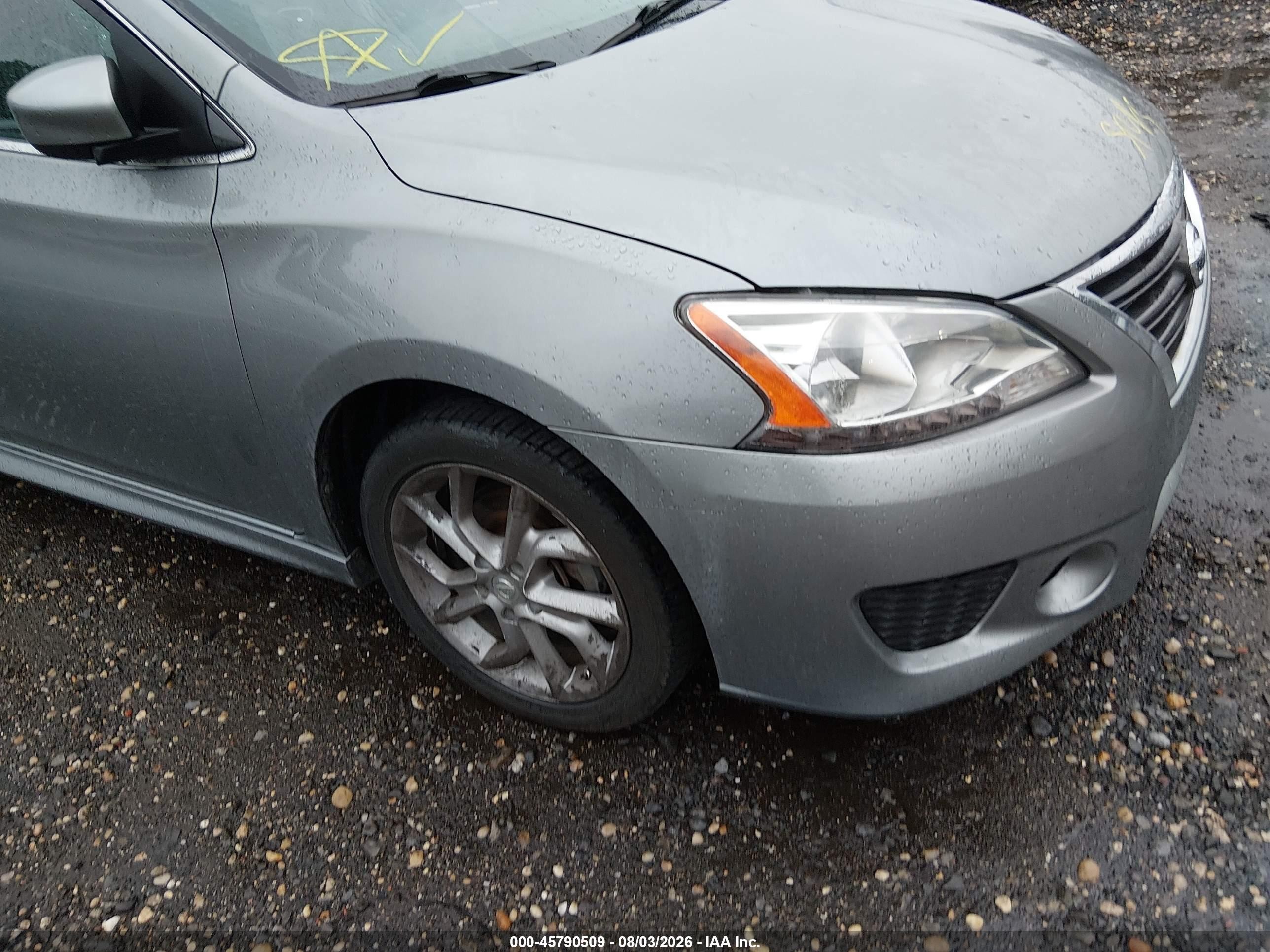 2014 Nissan Sentra Sr Gray vin: 3N1AB7AP5EY237537