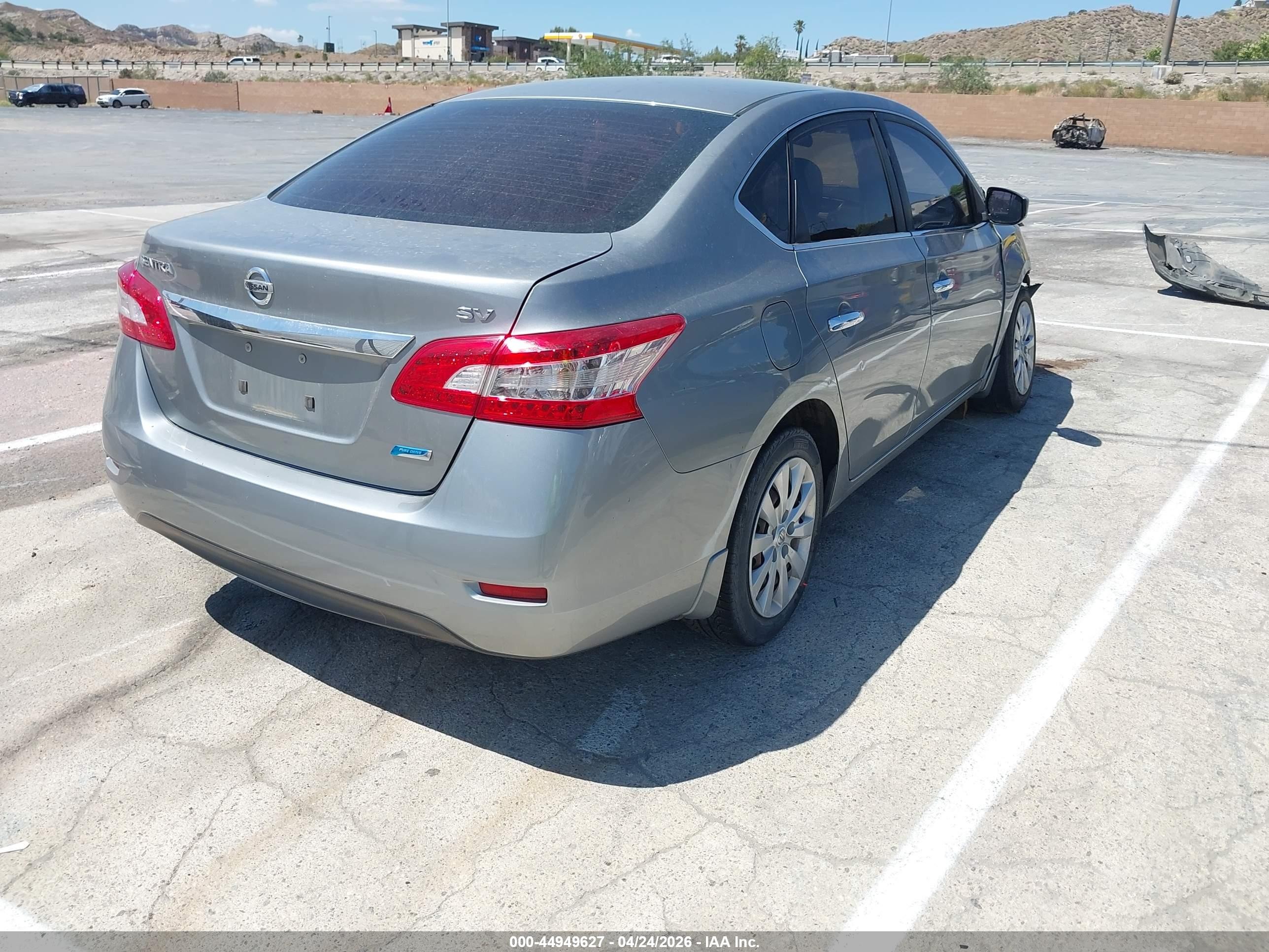 2014 Nissan Sentra Fe+ S/fe+ Sv/s/sl/sr/sv Серый vin: 3N1AB7AP5EY239546