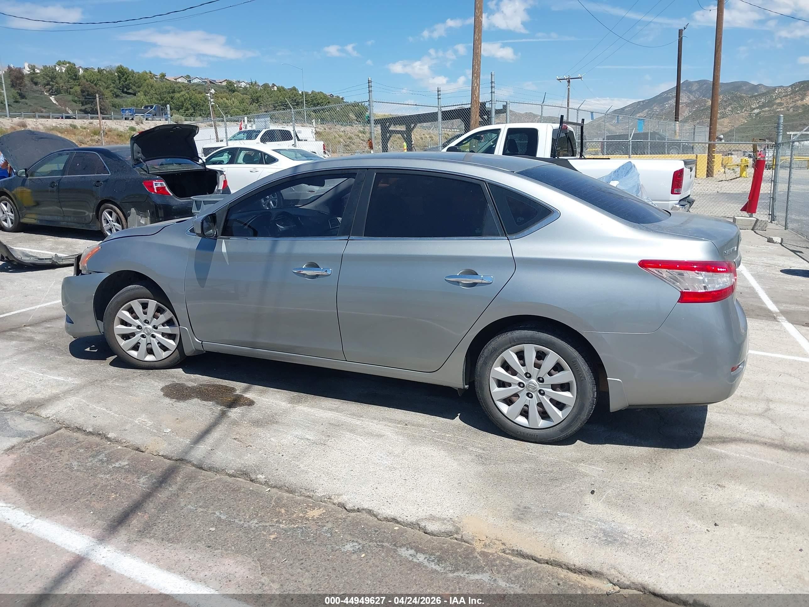 2014 Nissan Sentra Fe+ S/fe+ Sv/s/sl/sr/sv Серый vin: 3N1AB7AP5EY239546