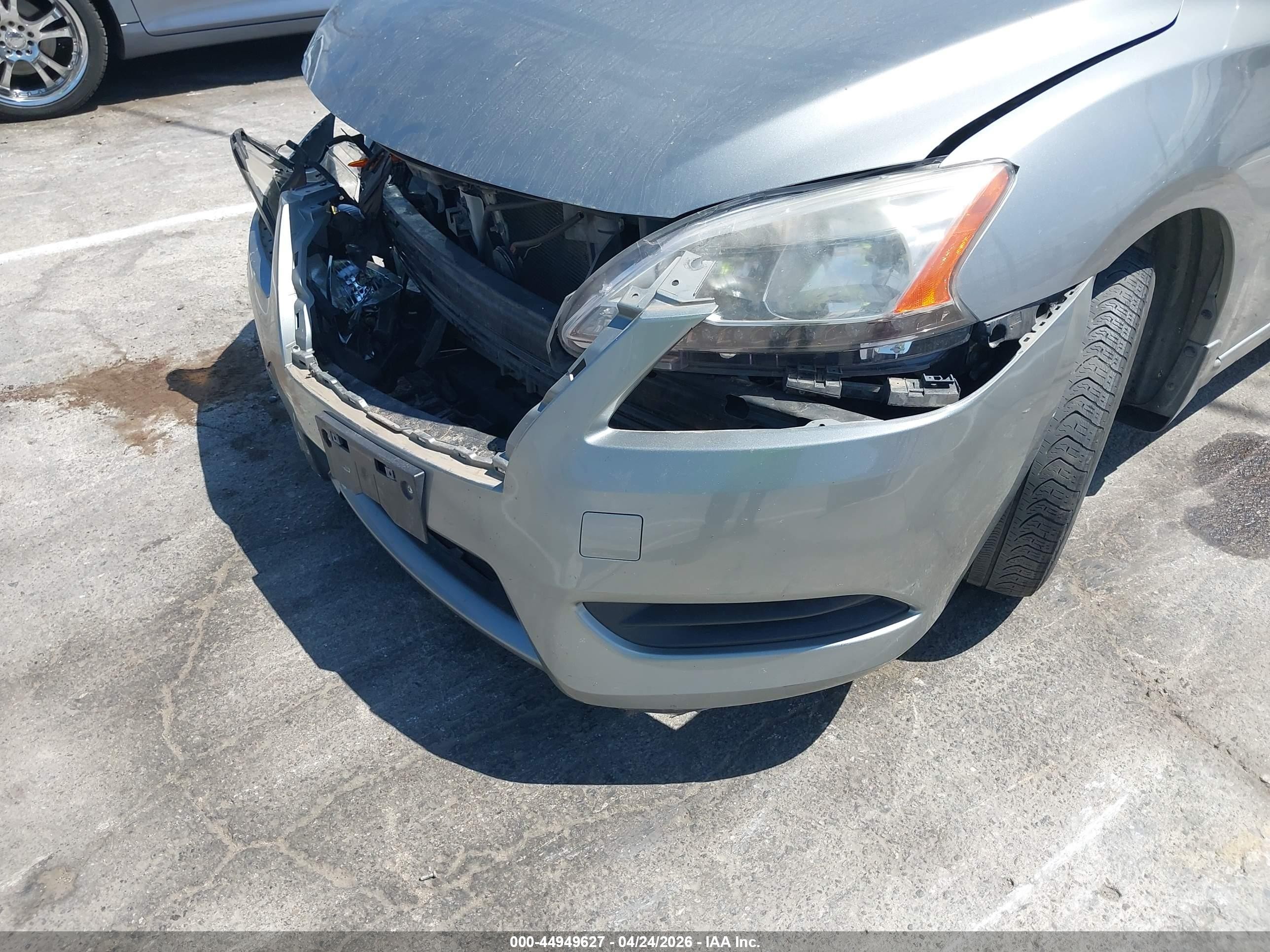 2014 Nissan Sentra Fe+ S/fe+ Sv/s/sl/sr/sv Серый vin: 3N1AB7AP5EY239546