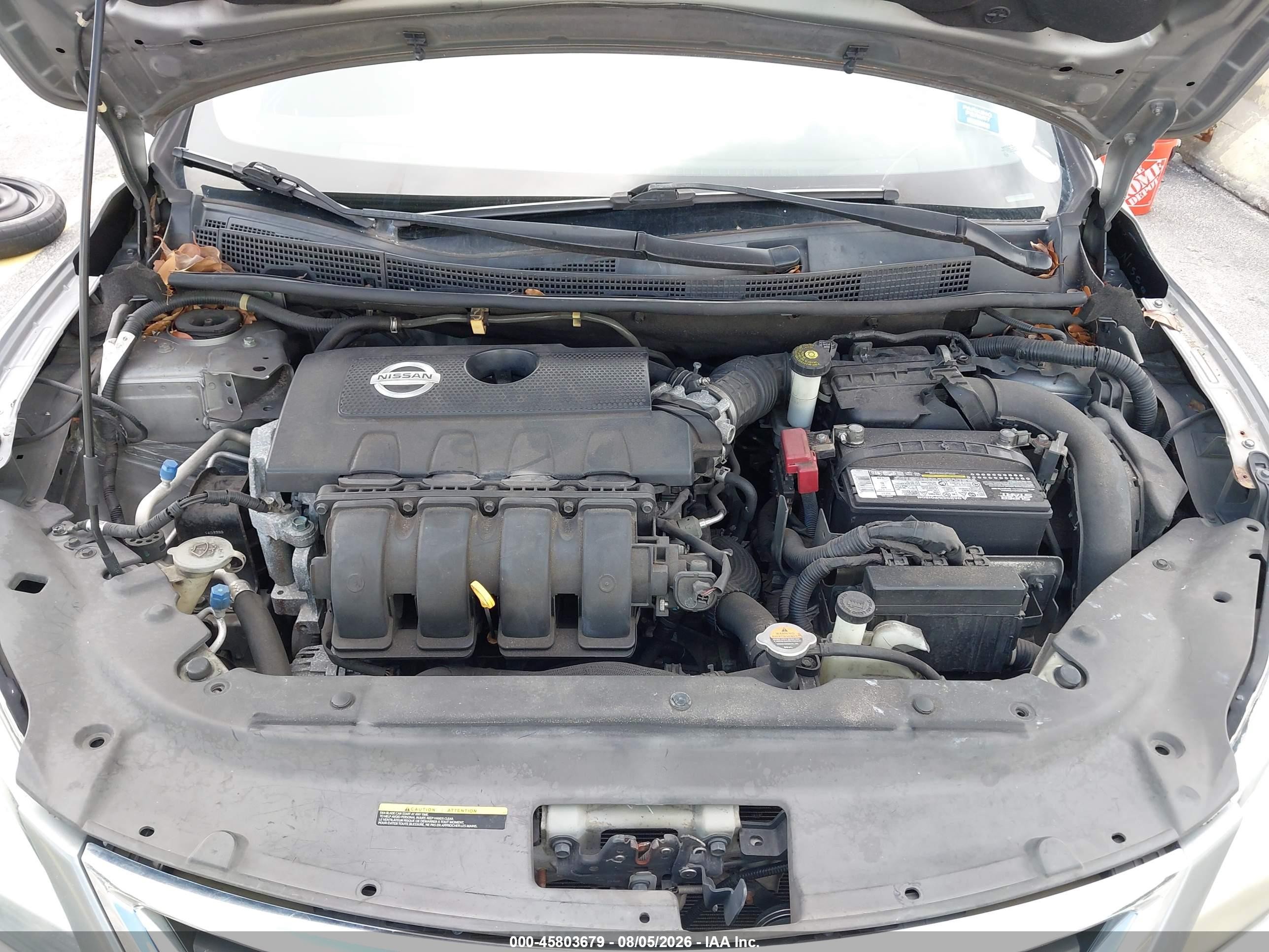 2014 Nissan Sentra Sr Gray vin: 3N1AB7AP5EY242883