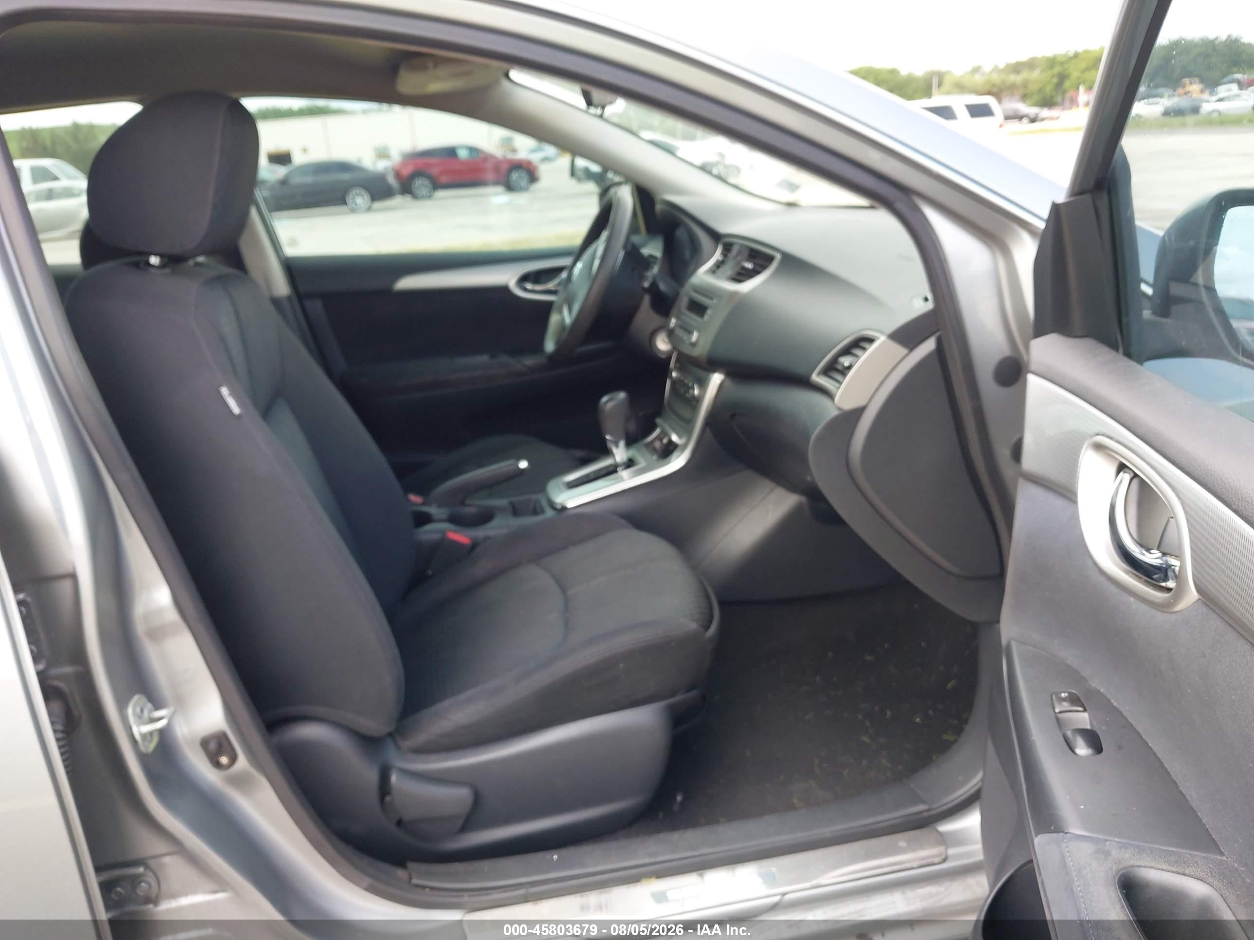 2014 Nissan Sentra Sr Gray vin: 3N1AB7AP5EY242883