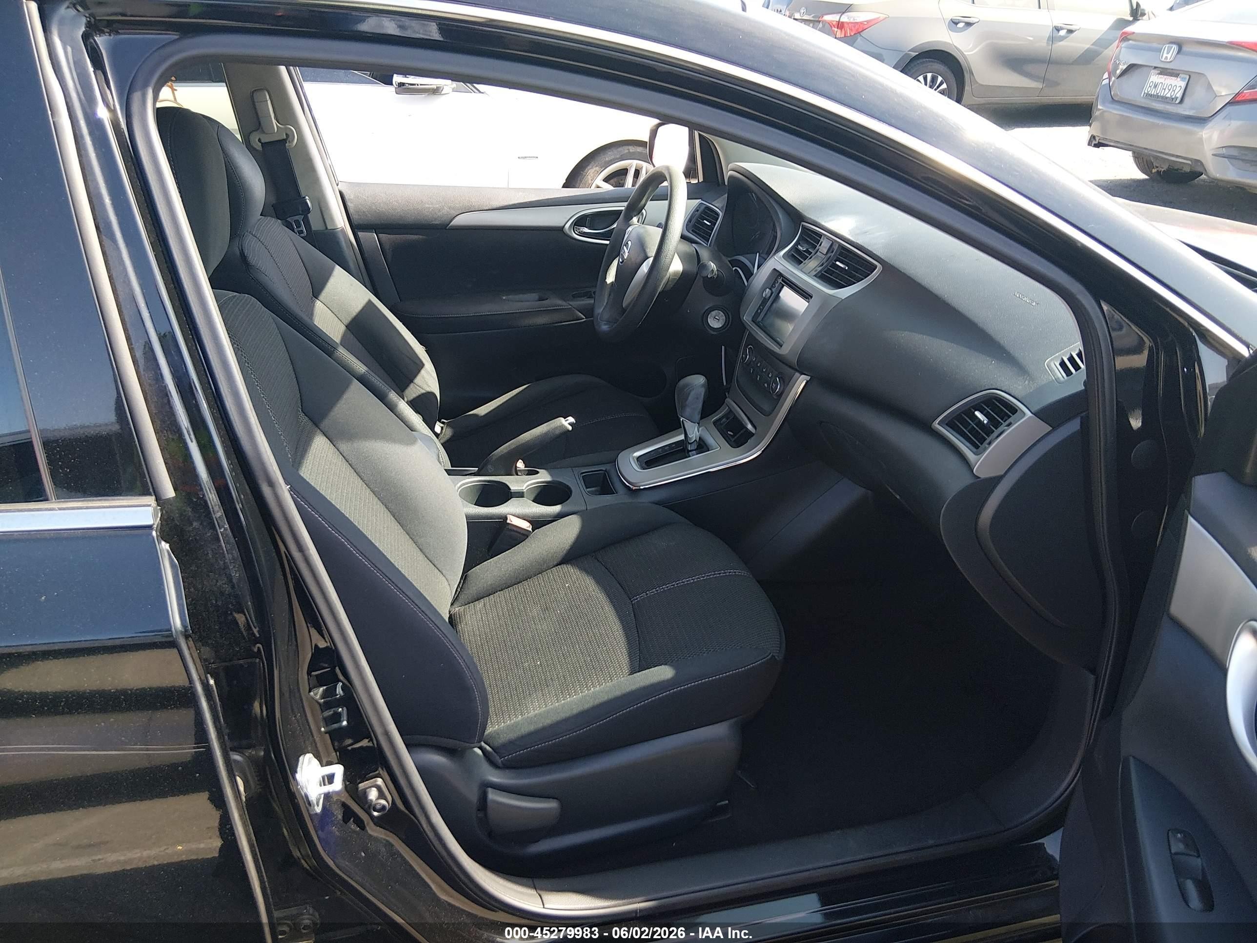 2014 Nissan Sentra S Black vin: 3N1AB7AP5EY249462