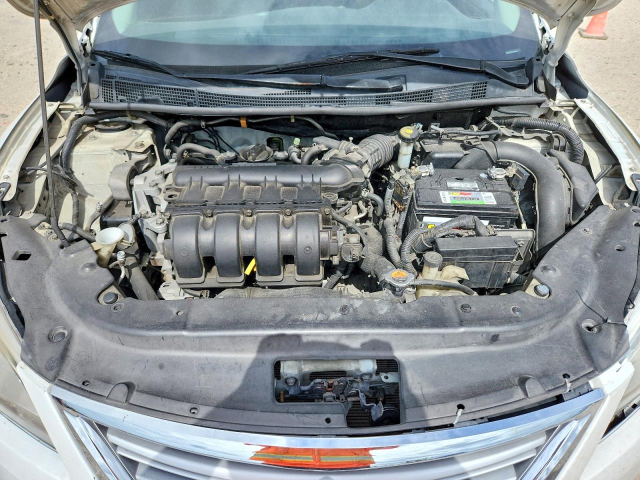 2014 Nissan Sentra Sv Белый vin: 3N1AB7AP5EY250594