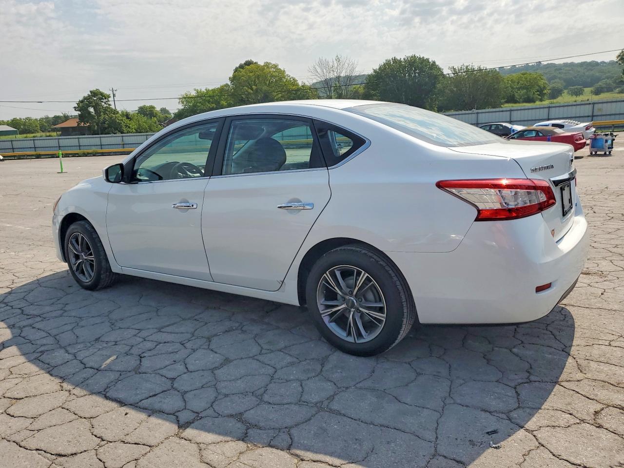 2014 Nissan Sentra Sv White vin: 3N1AB7AP5EY258680