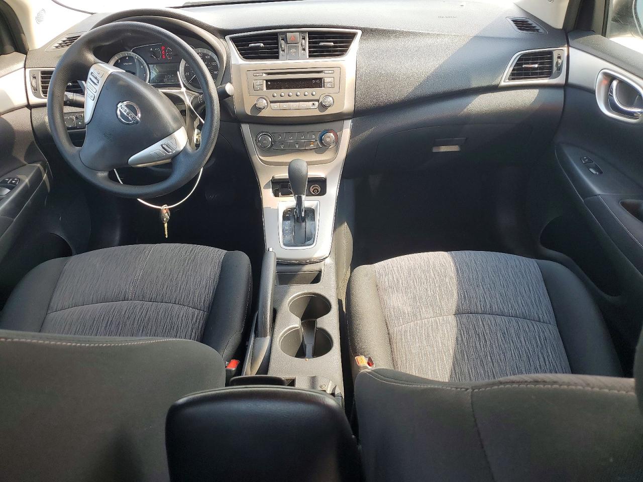 2014 Nissan Sentra Sv White vin: 3N1AB7AP5EY258680