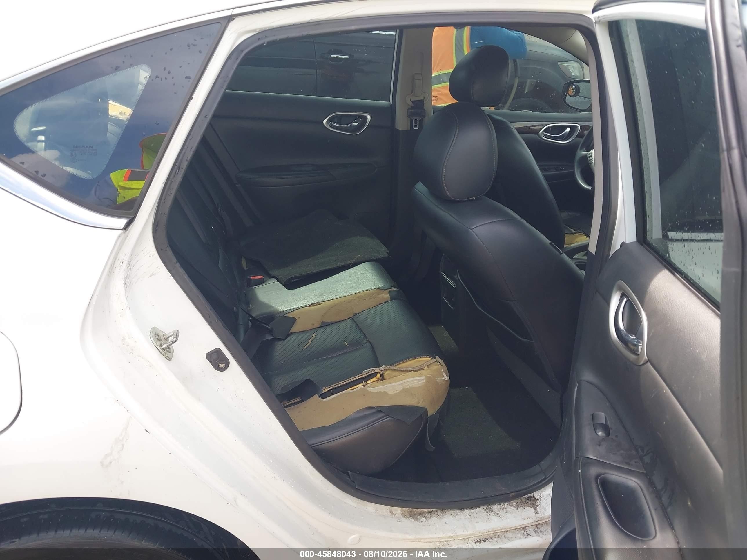 2014 Nissan Sentra Fe+ S/fe+ Sv/s/sl/sr/sv Белый vin: 3N1AB7AP5EY262051