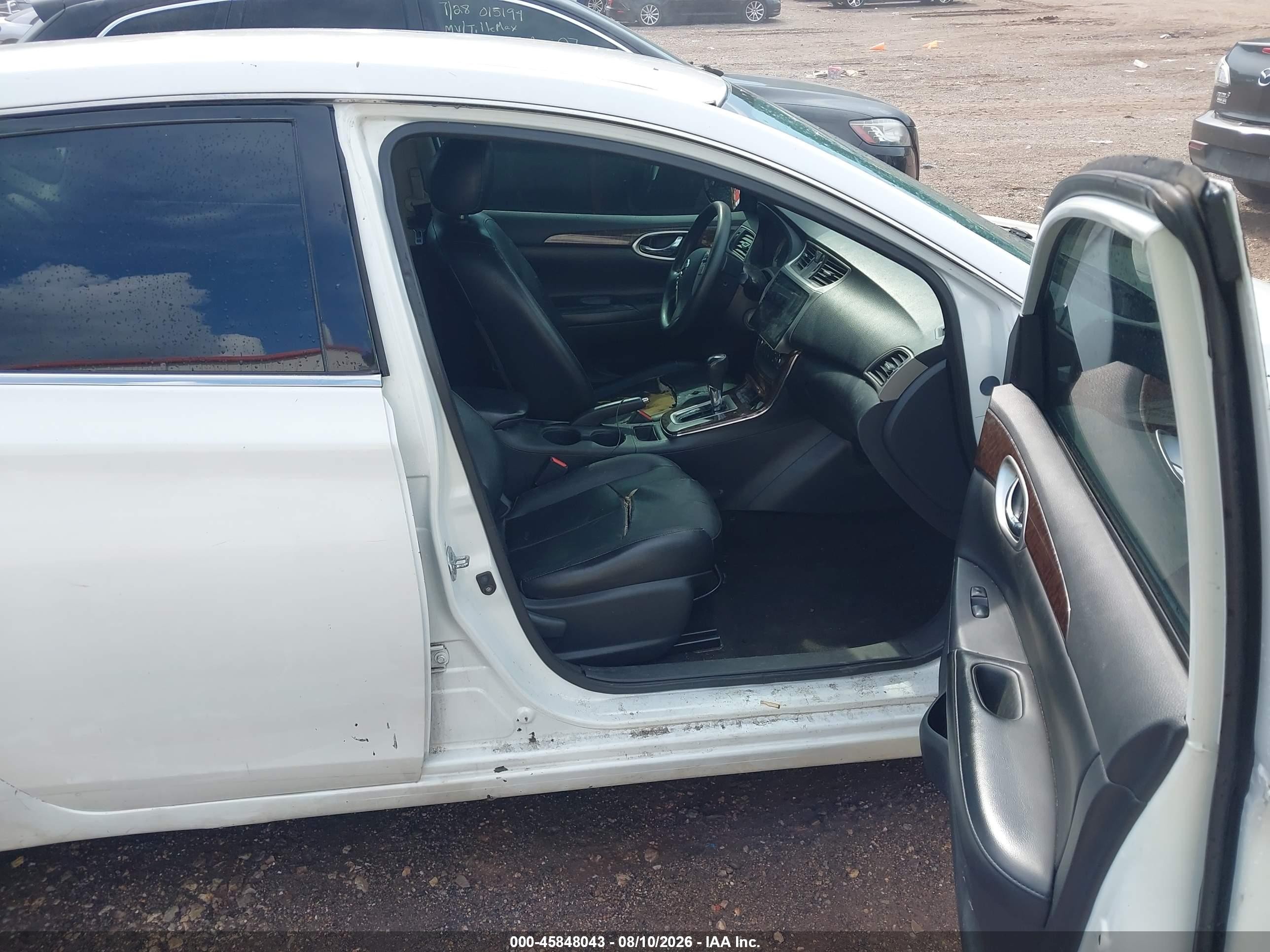 2014 Nissan Sentra Fe+ S/fe+ Sv/s/sl/sr/sv Белый vin: 3N1AB7AP5EY262051