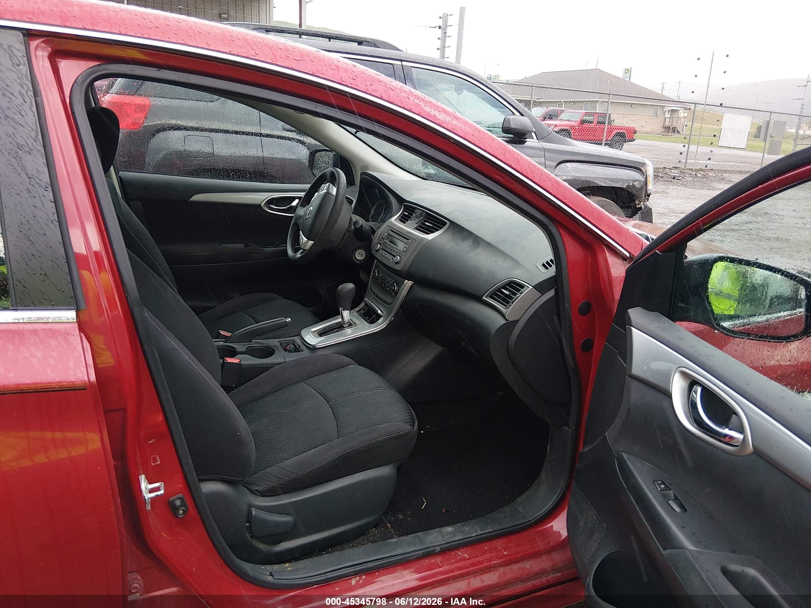 2014 Nissan Sentra Sr Red vin: 3N1AB7AP5EY271025