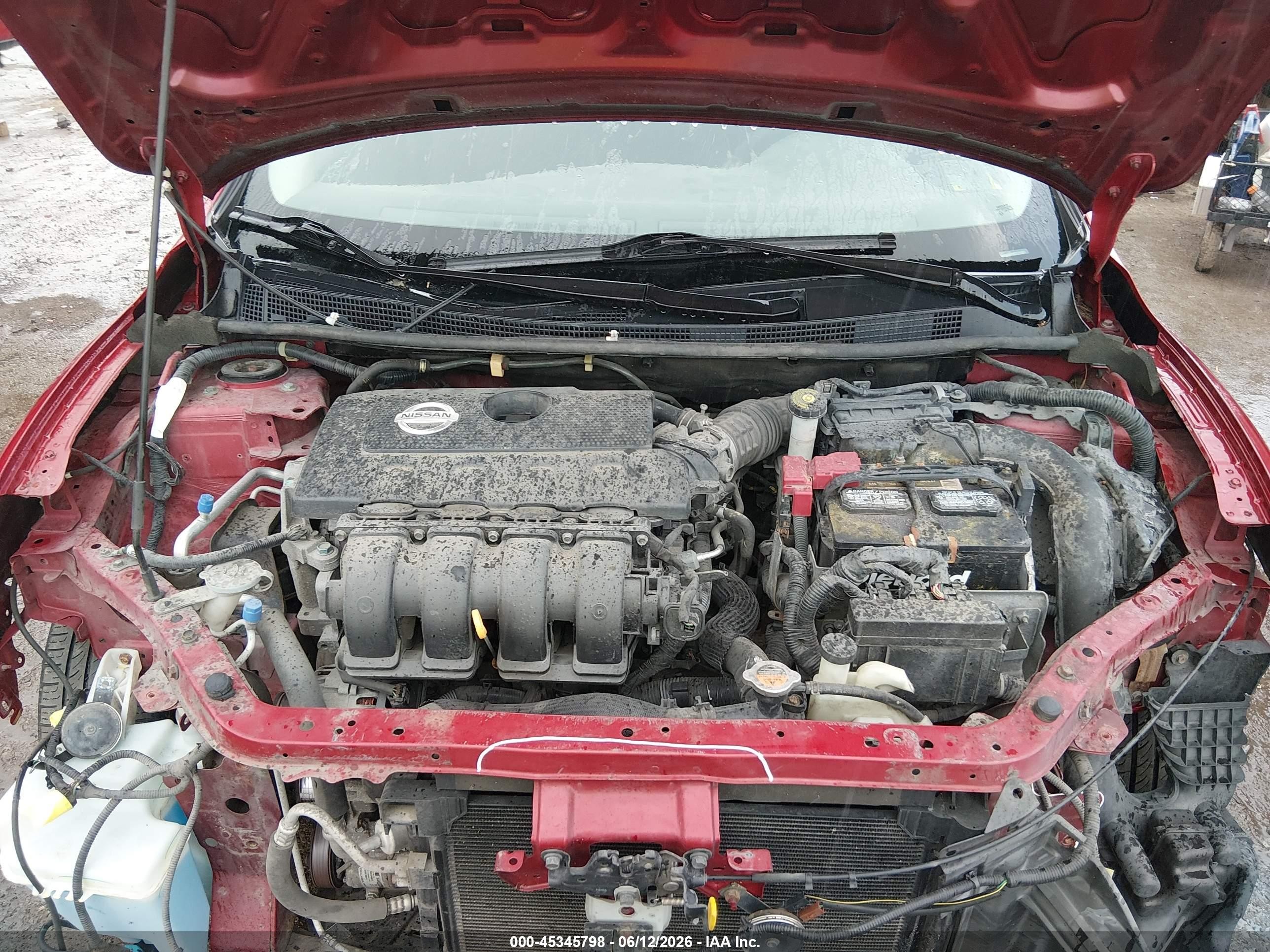 2014 Nissan Sentra Sr Red vin: 3N1AB7AP5EY271025