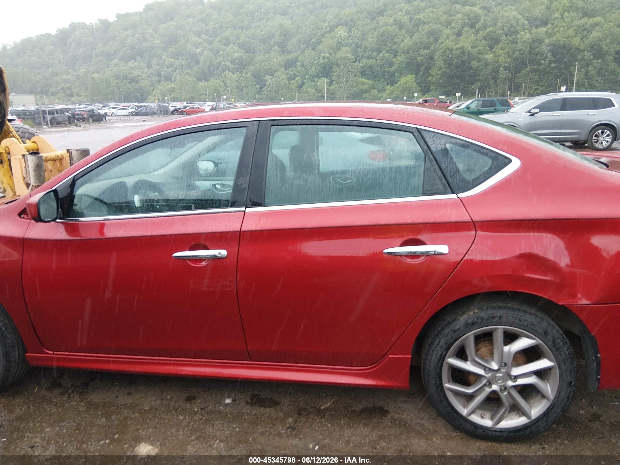 2014 Nissan Sentra Sr Red vin: 3N1AB7AP5EY271025