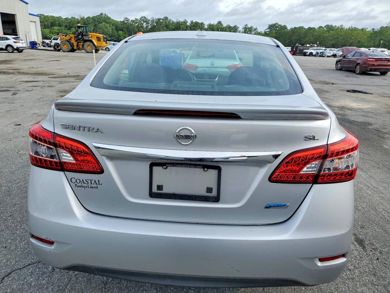 2014 Nissan Sentra Sl Silver vin: 3N1AB7AP5EY276340