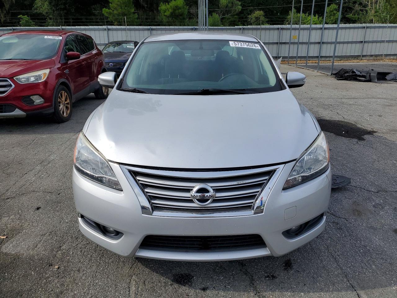 2014 Nissan Sentra Sl Silver vin: 3N1AB7AP5EY276340