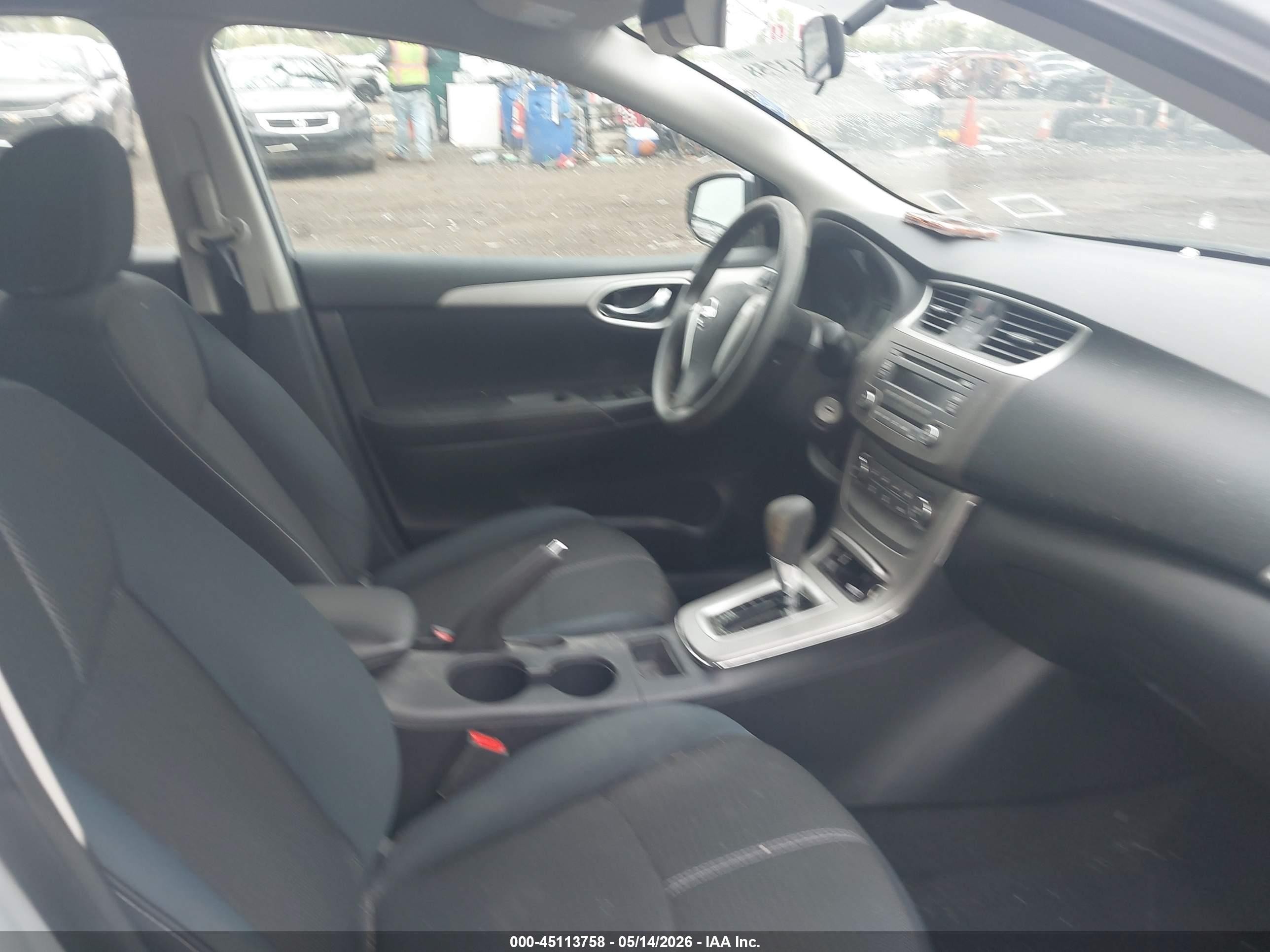 2014 Nissan Sentra S Silver vin: 3N1AB7AP5EY277147