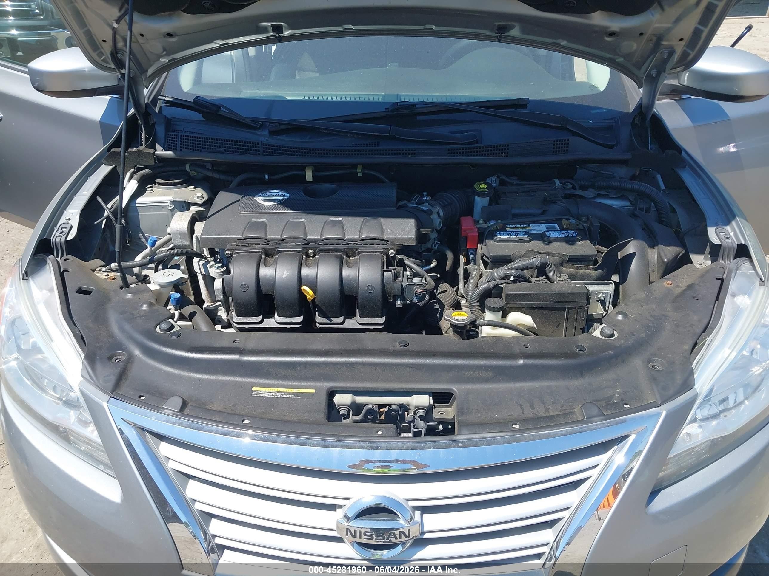 2014 Nissan Sentra S Silver vin: 3N1AB7AP5EY277469