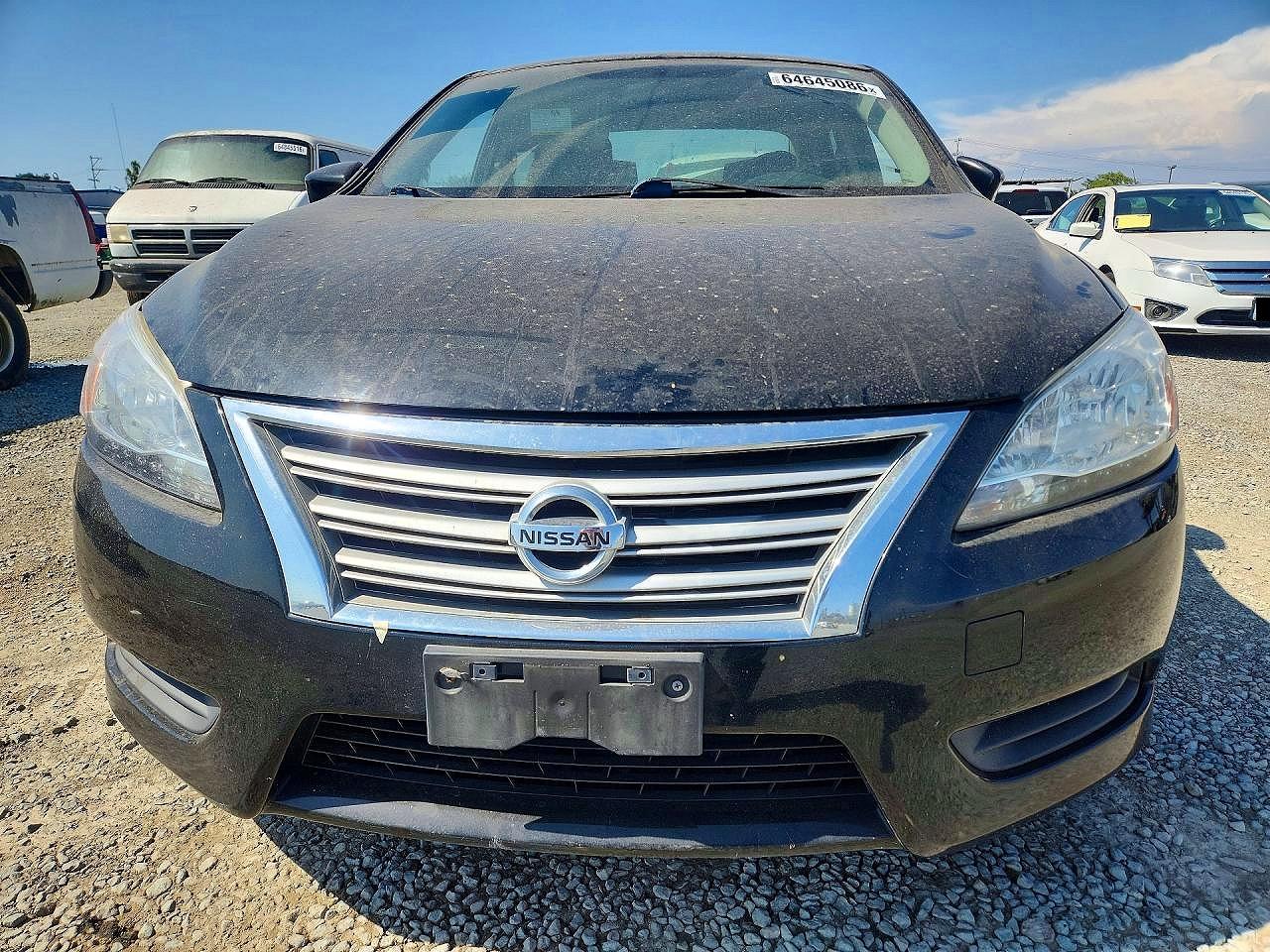 2014 Nissan Sentra S Black vin: 3N1AB7AP5EY280050