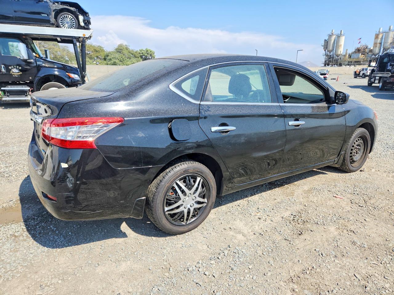 2014 Nissan Sentra S Black vin: 3N1AB7AP5EY280050