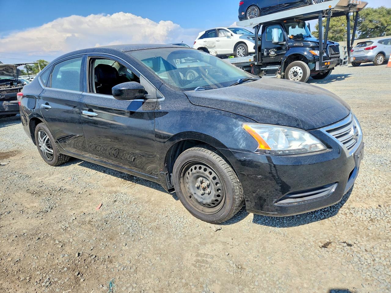 2014 Nissan Sentra S Black vin: 3N1AB7AP5EY280050