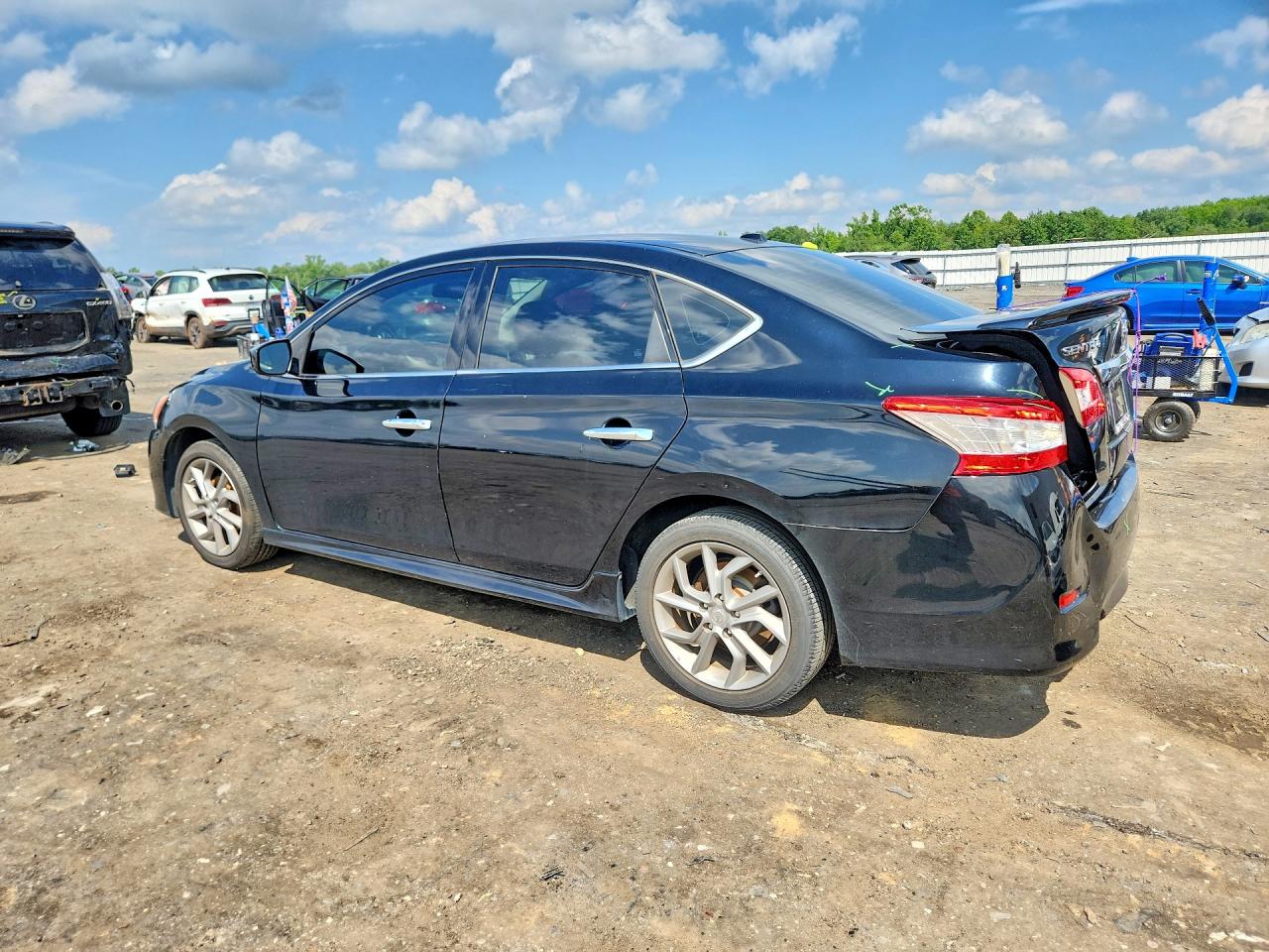 2014 Nissan Sentra Sr Black vin: 3N1AB7AP5EY280436