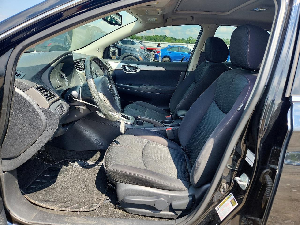 2014 Nissan Sentra Sr Black vin: 3N1AB7AP5EY280436