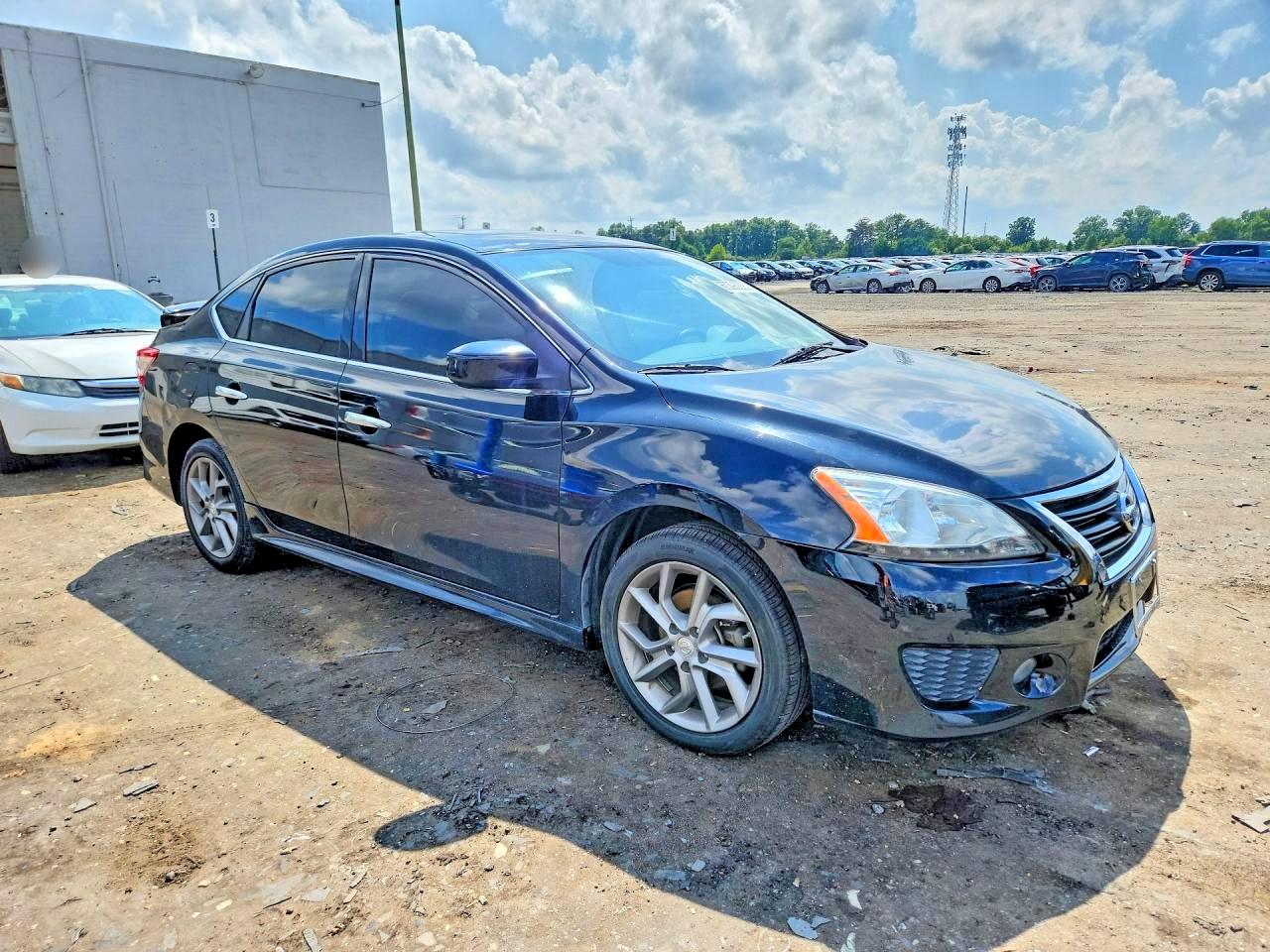 2014 Nissan Sentra Sr Black vin: 3N1AB7AP5EY280436