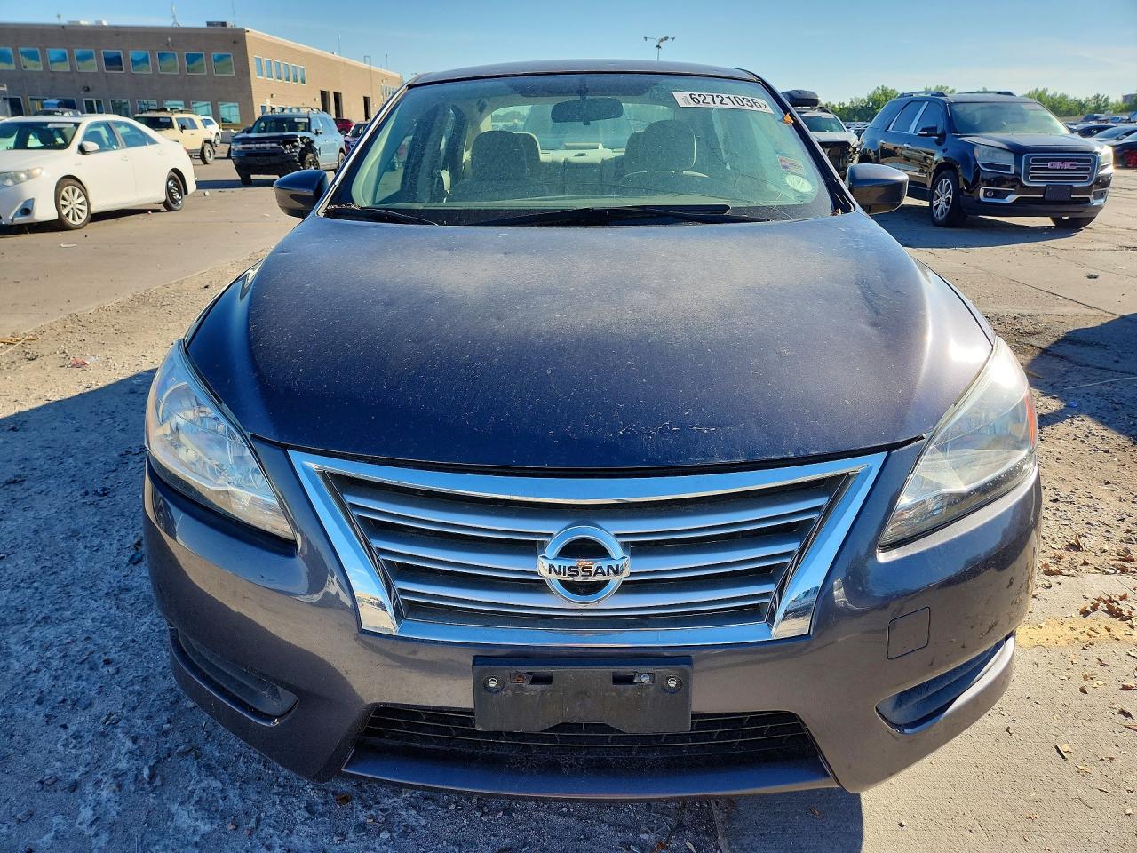 2014 Nissan Sentra Gray vin: 3N1AB7AP5EY284258