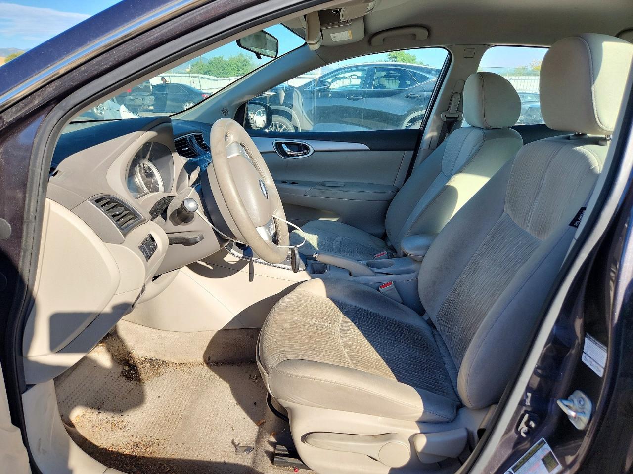 2014 Nissan Sentra Gray vin: 3N1AB7AP5EY284258