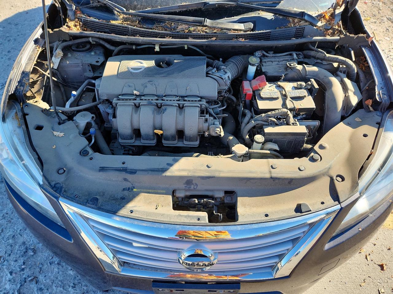 2014 Nissan Sentra Gray vin: 3N1AB7AP5EY284258