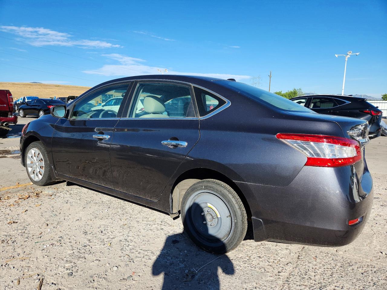 2014 Nissan Sentra Gray vin: 3N1AB7AP5EY284258