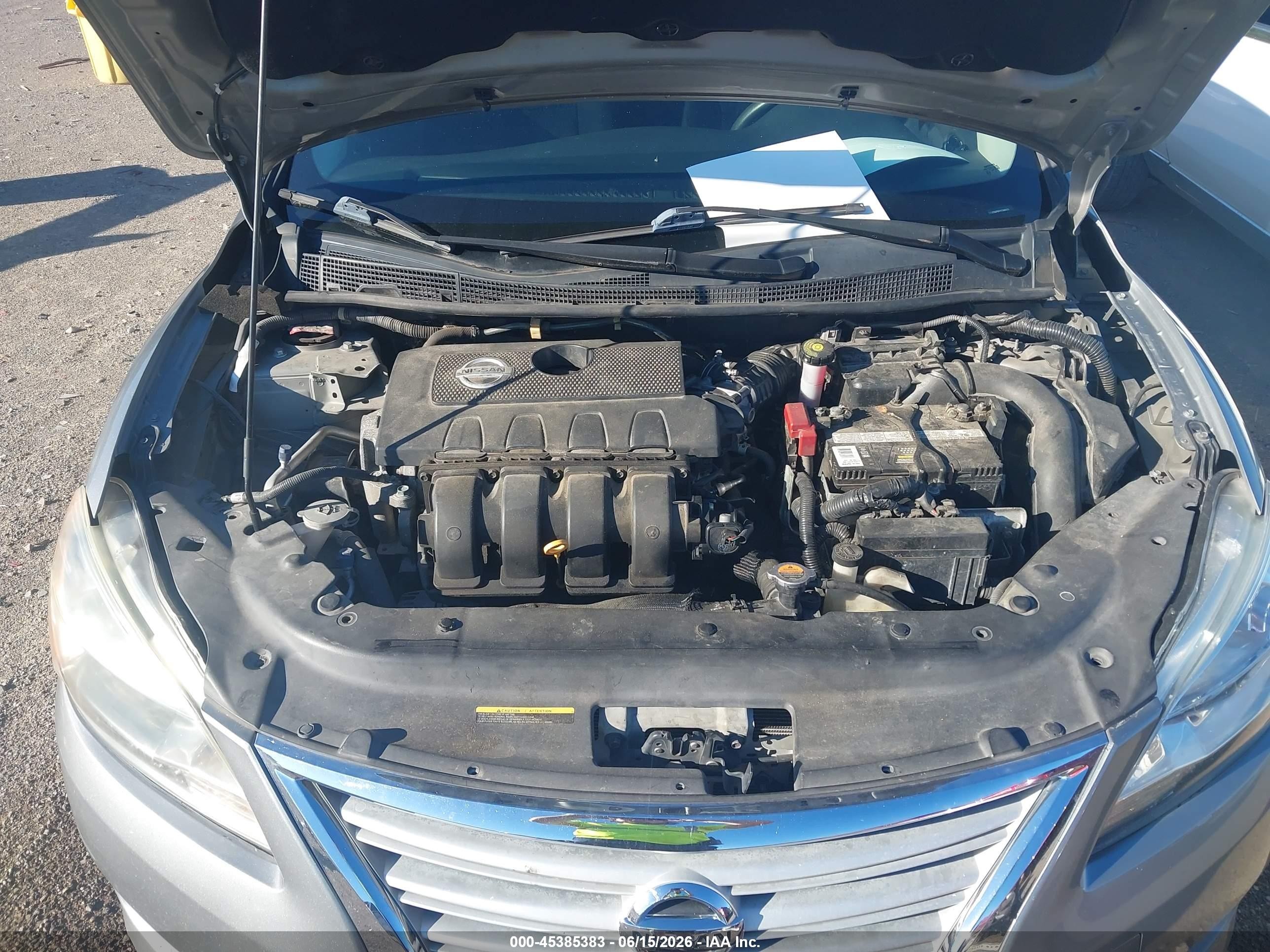 2014 Nissan Sentra Sr Серый vin: 3N1AB7AP5EY286513