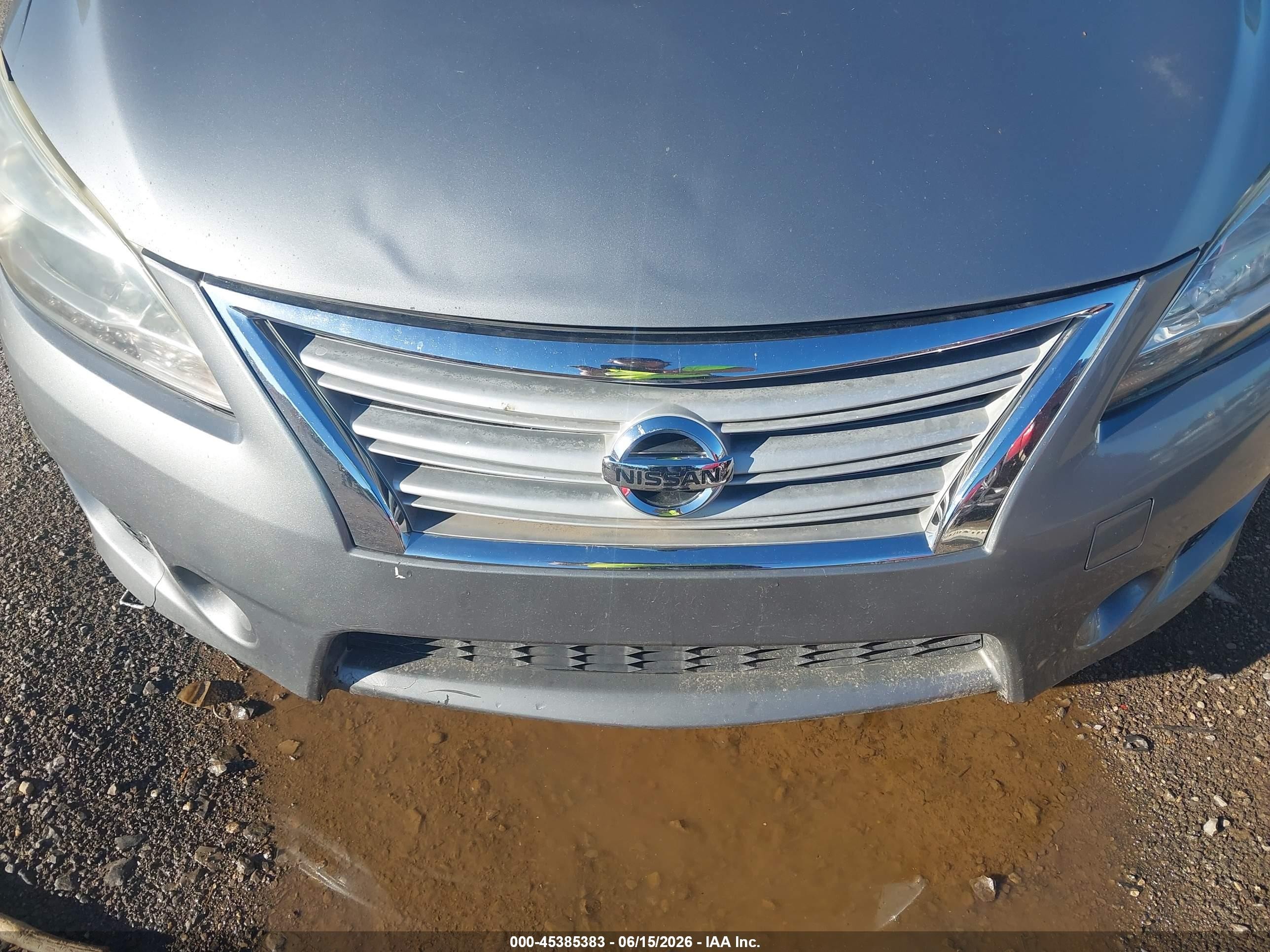 2014 Nissan Sentra Sr Серый vin: 3N1AB7AP5EY286513